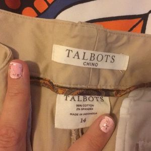 Talbots Dress casual khaki pants